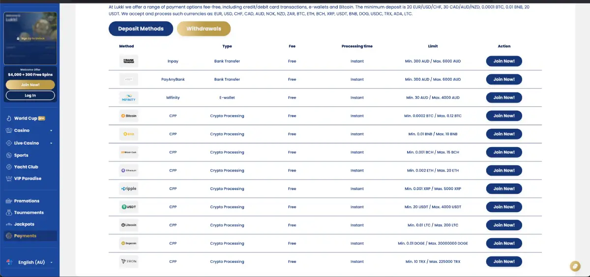 Lukki Casino Withdrawal